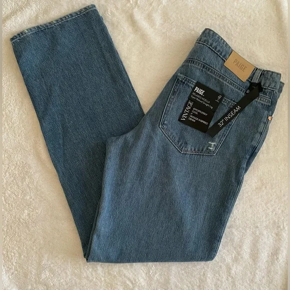 NWT PAIGE Relaxed Noella Vintage Jeans, Size 29 - Picture 6 of 6